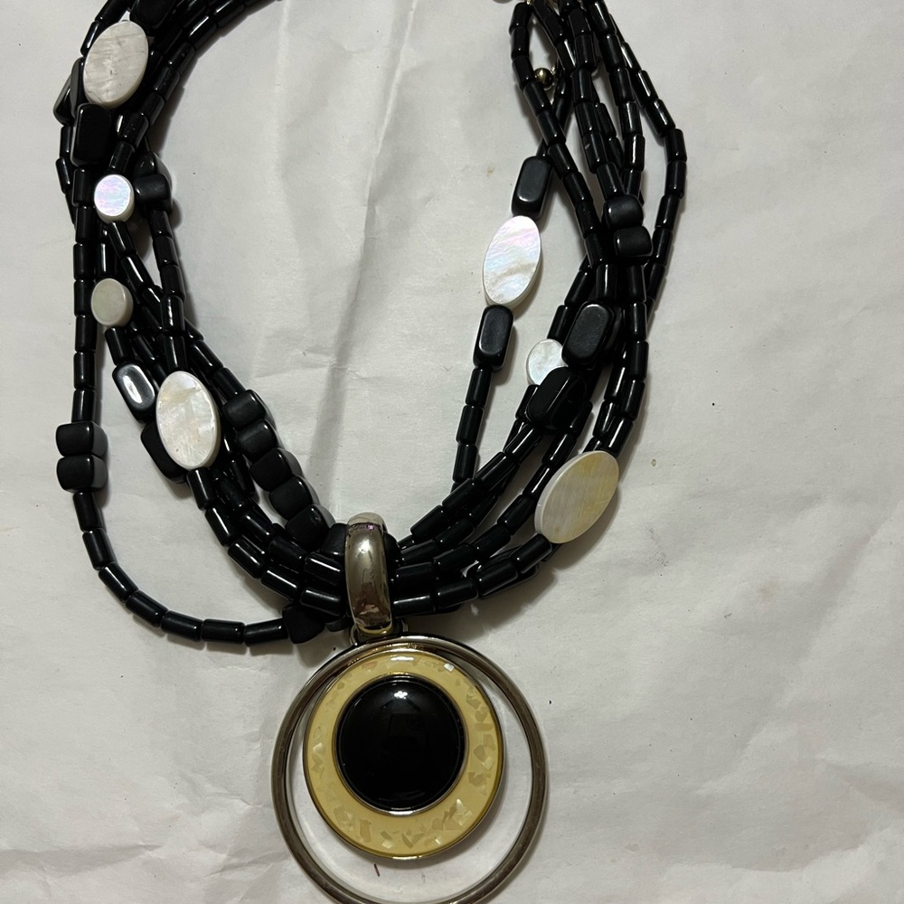 Beautiful Statement Multilayered Necklace - image 4